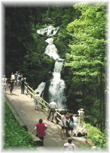 visiter le chute deau de Triberg, le chute deau le plus haut de lAllemagne!